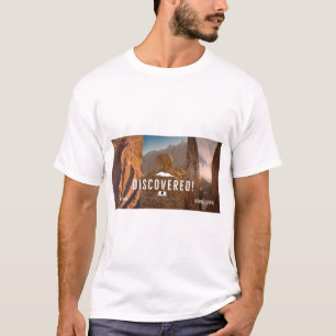 Upptäckt mediebanderoll t shirt