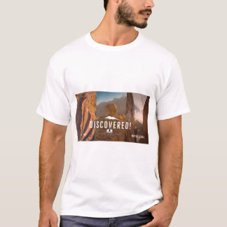 Upptäckt mediebanderoll t shirt