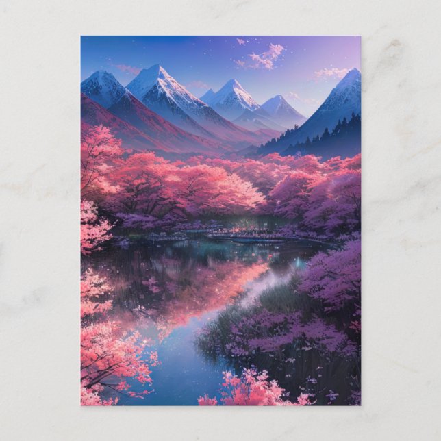 Upptäckt naturens Gömt Gem Vykort (Framsida)