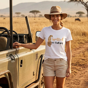 Upptäckt på Safari Rolig Wildlife T-Shirt