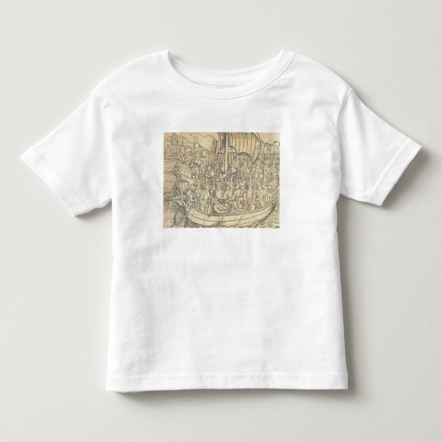 Upptäckten av den nya världen av Chrisopher Colum T Shirt (Framsida)