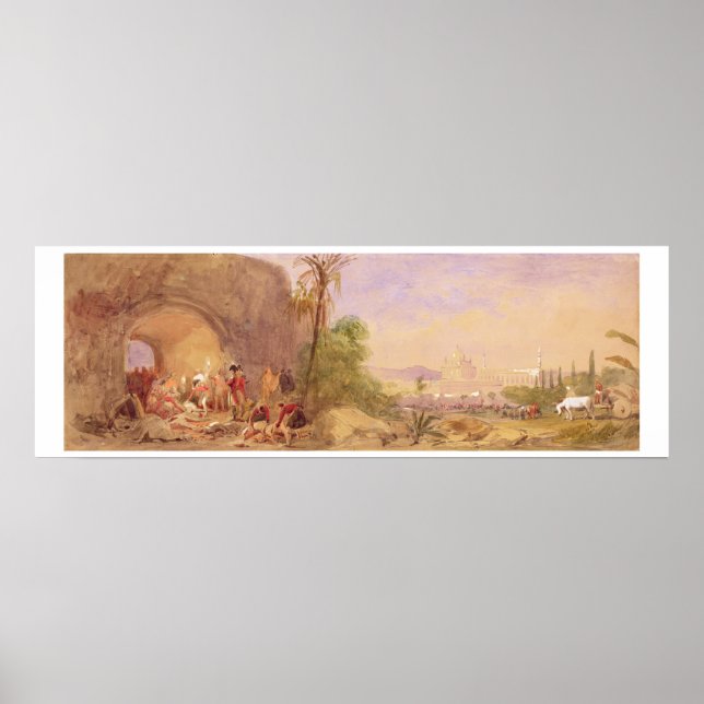 Upptäckten av Tipus kropp vid Vatten Grind vid Poster (Framsidan)