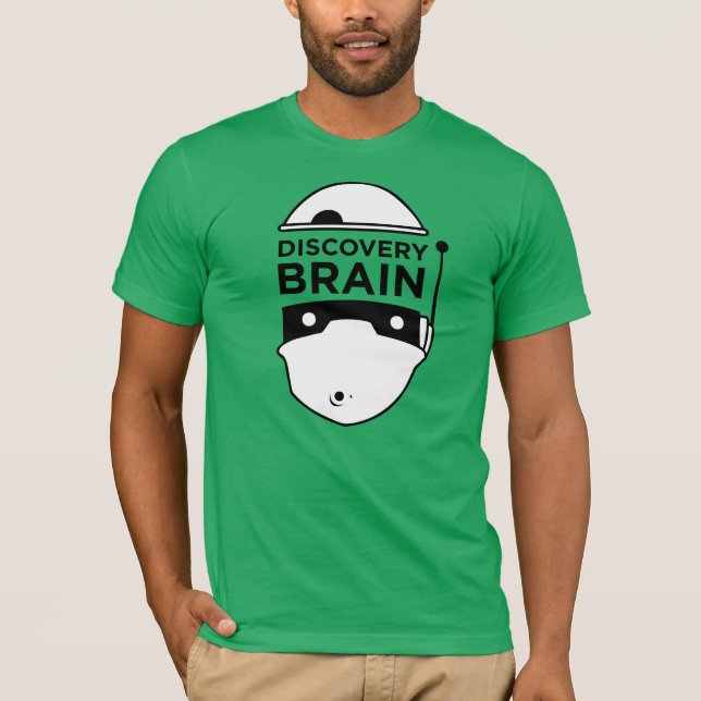 Upptäckthjärna T Shirt (Framsida)