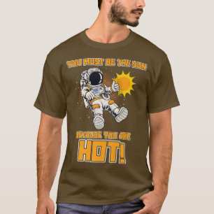 Upptäcktsdati för utsugning av Sol astronaut T Shirt