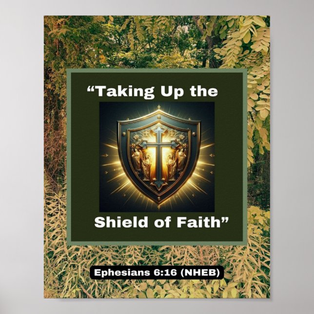 Upptagande av Faith Shield of Faith - 8 x 10 Poste Poster (Framsidan)