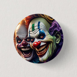 Upptagbar tagbar fasan från Creepy Scary Clowns Knapp