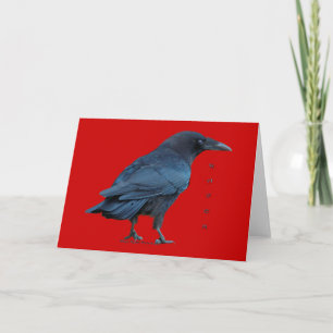 Upptagbara styrkort för Black Raven Art Helgkort