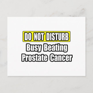 Upptagen behandling av prostatacancer vykort