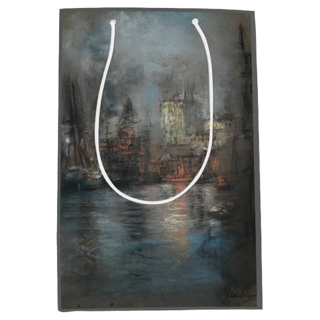 Upptagen hamn (av Glenn Cooper Henshaw) (Framsidan)