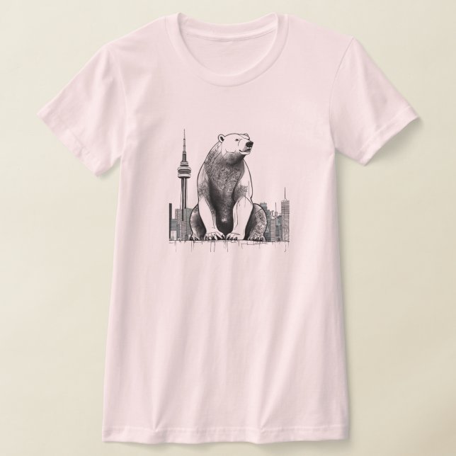 Upptagen Polar Bear T Shirt (Laydown)