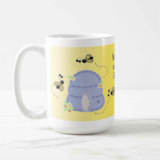 Upptagen som en Bina Kaffemugg (Vänster)