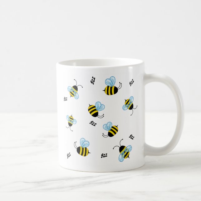 Upptagen surrandehumlamugg kaffemugg (Höger)