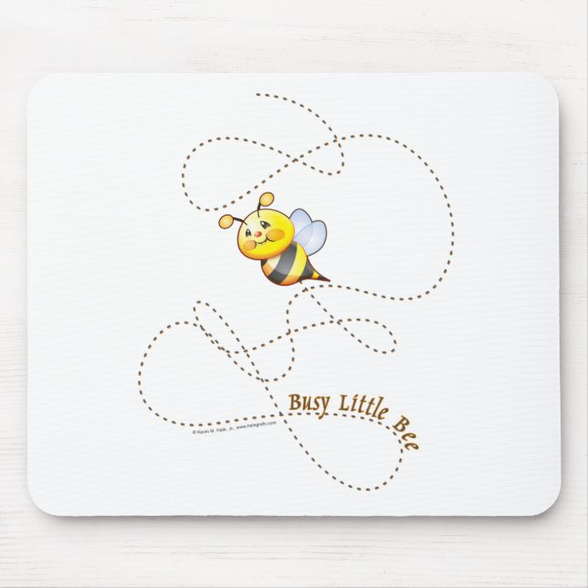 Upptaget lite bi Mousepad Musmatta (Framsidan)