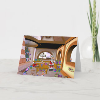 Upptagna Time av året Helgkort