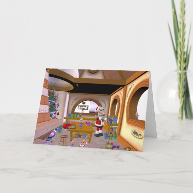 Upptagna Time av året Helgkort (Framsida)