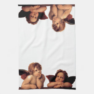 Upptänksamma Änglar Kökshandduk