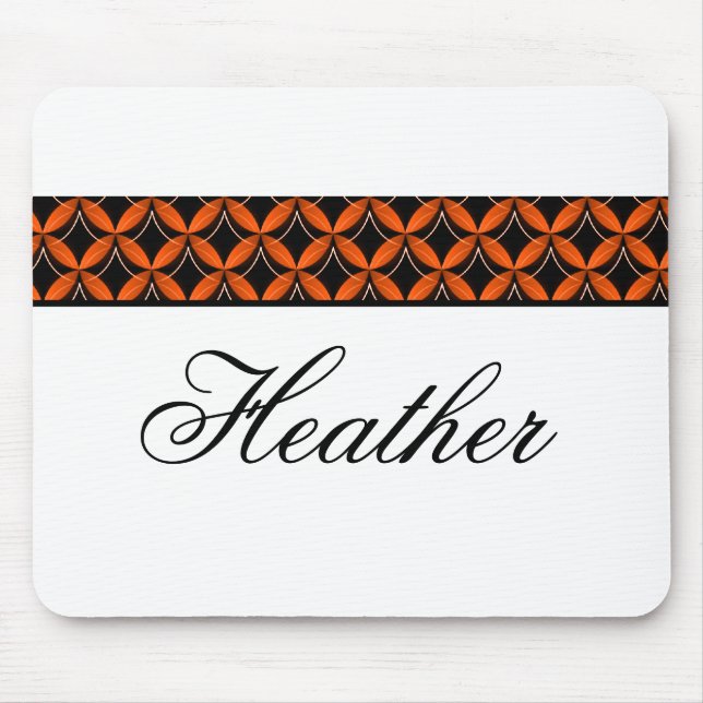 Upptown Glam Finare Halloween Mousepad Musmatta (Framsidan)