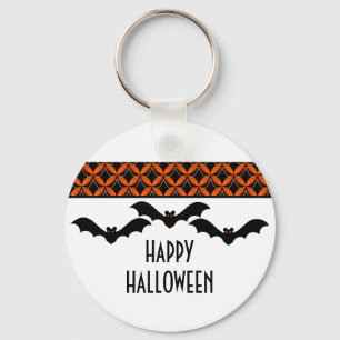 Upptown Glam Fladdermöss Halloween Keychain Nyckelring