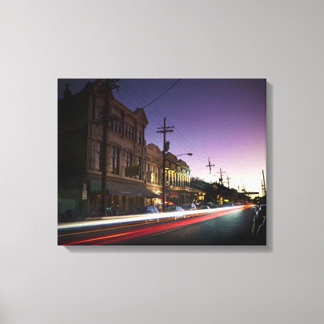 Upptown New Orleans Sunset Canvas (Framsida)