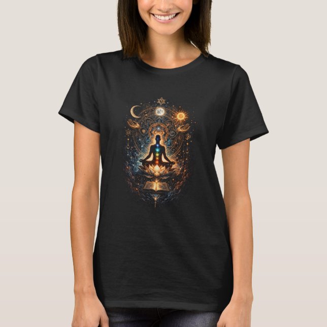 Uppvaknande av den inre kosmos t shirt (Framsida)