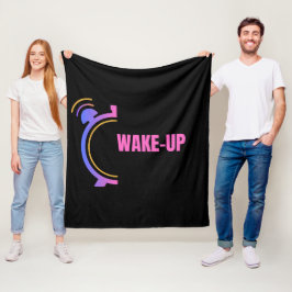 Uppvaknande Morgon Motiverande Tröst Inspiration Fleecefilt