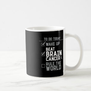Uppvakta Beat Brain Cancer Regel i världen Kaffemugg