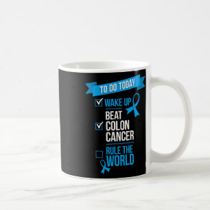 Uppvakta Beat Colon Cancer Regel Världen 1 Kaffemugg