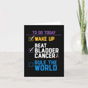 Uppvakta Bladder Cancer Regel för världen 1 Kort