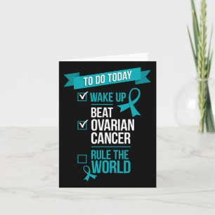 Uppvakta bröstcancer Ovariancancerregel Världen 1 Kort