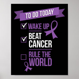 Uppvakta bröstcancerregeln i världen poster