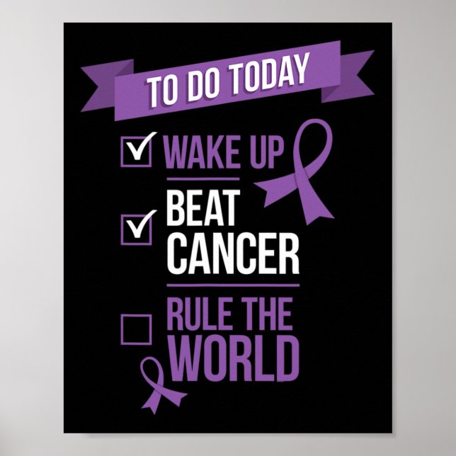 Uppvakta bröstcancerregeln i världen poster (Framsidan)