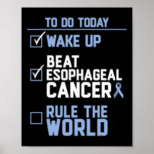 Uppvakta "Esophageal Cancer" Regel 1 Poster