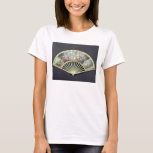 Uppvakta fläkten, fransk, det 18th århundradet t shirt