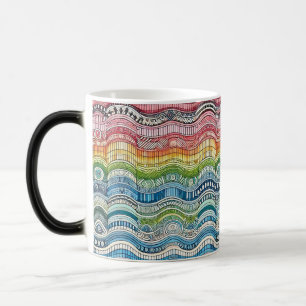 Uppvakta i Stil: Mugg i den strimlade kaffet
