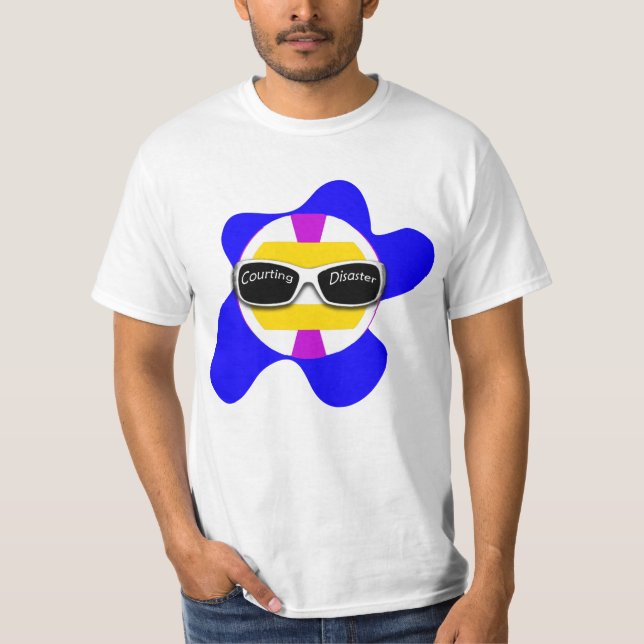 Uppvakta katastroflagskjortan t shirt (Framsida)