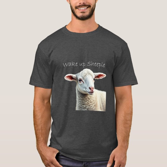 Uppvakta konspirationsteorik för fårkonspiration t shirt (Framsida)