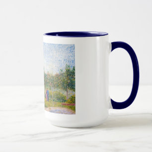 Uppvakta par i den Voyer d'Argensonen parkera Gogh Mugg