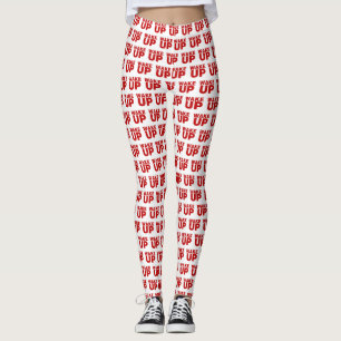 Uppvakta rödskinn leggings