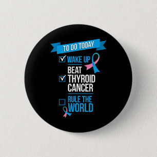 Uppvakta Thyroid Cancer Regel i världen Knapp