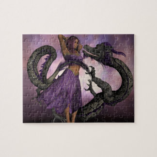 Uppvaktat av draken pussel