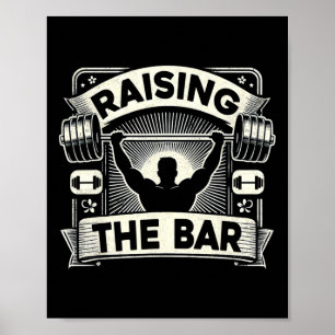 Uppvärdering av Bodybuilding vid Barbell Pub Poster