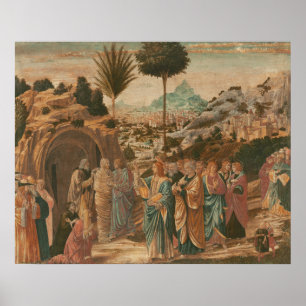Uppvärdering av Lazarus Benozzo Gozzoli Fine Art P Poster