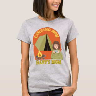 Uppvärmning av drickte i mamma - mamma-kamper t shirt