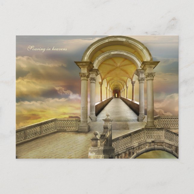 Uppvärmning i heavens vykort (Framsida)