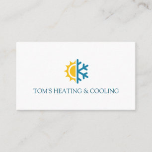 Uppvärmning och kylning, HVAC-konditionering i Luf Visitkort