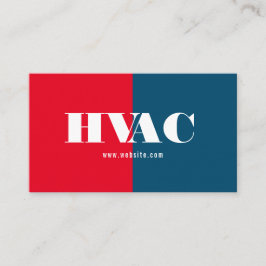 Uppvärmning och kylning, HVAC-verksamhet i Luft Visitkort