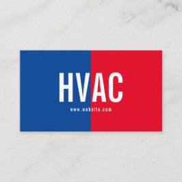 Uppvärmning och kylning, HVAC-verksamhet i Luft Visitkort