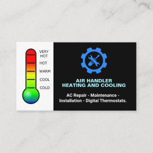 Uppvärmning och kylning, Professionell Reparation Visitkort