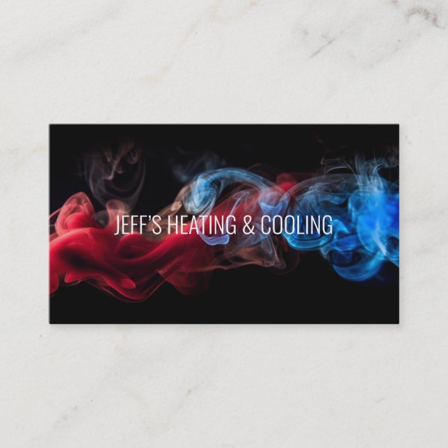 Uppvärmnings- och växelströmskort | KN-nummer Visitkort (Framsida)