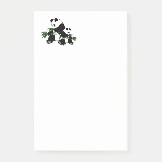 Uppväxande panda post-it block (Framsida)